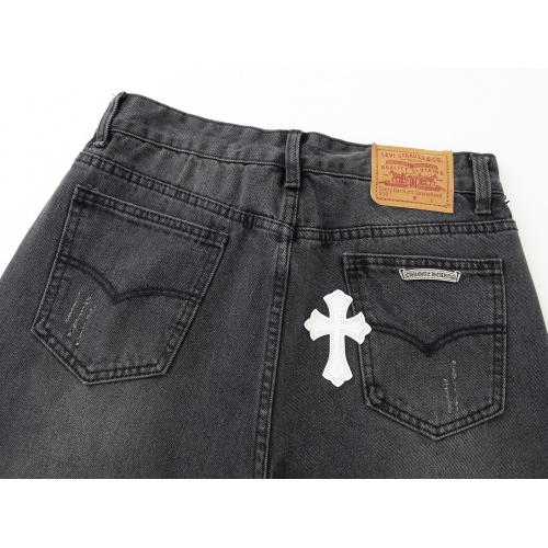 Replica Chrome Hearts Jeans For Men #998653 $48.00 USD for Wholesale