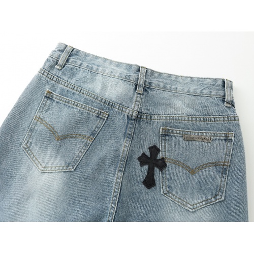 Replica Chrome Hearts Jeans For Men #998658 $48.00 USD for Wholesale