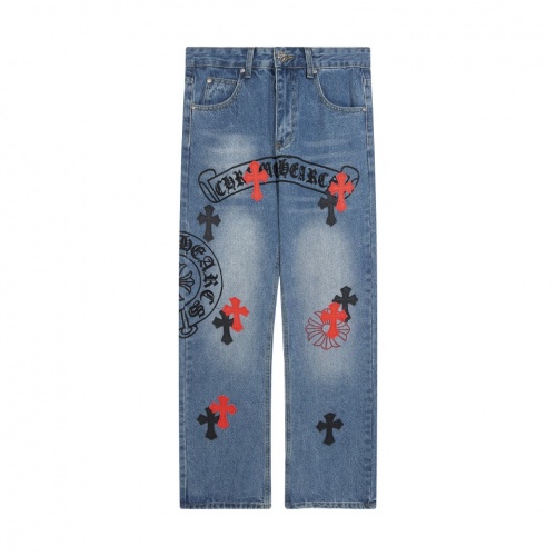 Chrome Hearts Jeans For Men #998660 $56.00 USD, Wholesale Replica Chrome Hearts Jeans