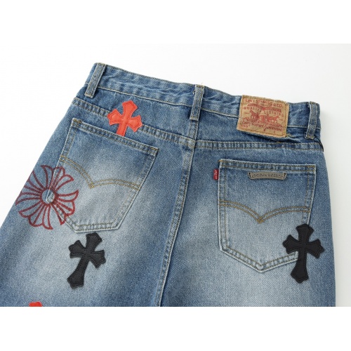 Replica Chrome Hearts Jeans For Men #998660 $56.00 USD for Wholesale