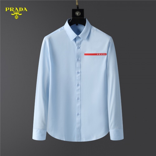 Prada Shirts Long Sleeved For Men #999496
