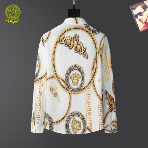 Replica Versace Shirts Long Sleeved For Men #999512 $45.00 USD for Wholesale