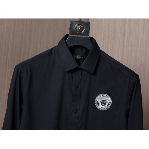 Replica Versace Shirts Long Sleeved For Men #999552 $40.00 USD for Wholesale