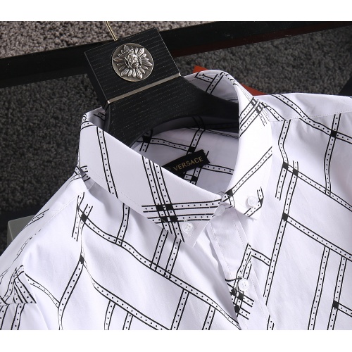 Replica Versace Shirts Long Sleeved For Men #999557 $38.00 USD for Wholesale