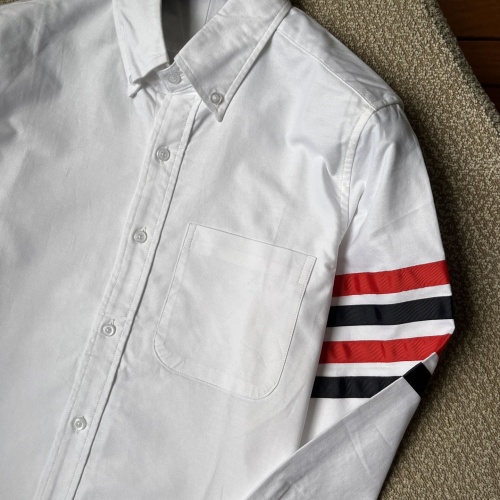 Replica Thom Browne TB Shirts Long Sleeved For Men #999565 $52.00 USD for Wholesale