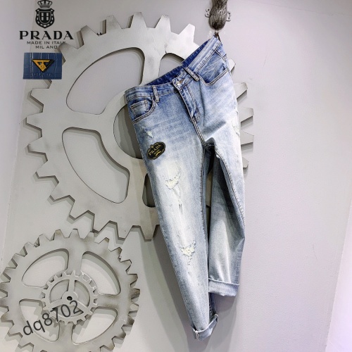 Replica Prada Jeans For Men #999866 $48.00 USD for Wholesale
