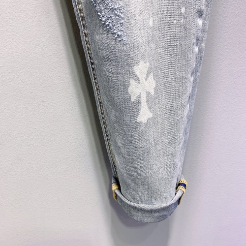 Replica Chrome Hearts Jeans For Men #999907 $48.00 USD for Wholesale