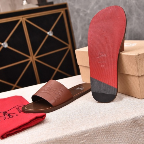 Replica Christian Louboutin CL Slippers For Men #999987 $48.00 USD for Wholesale