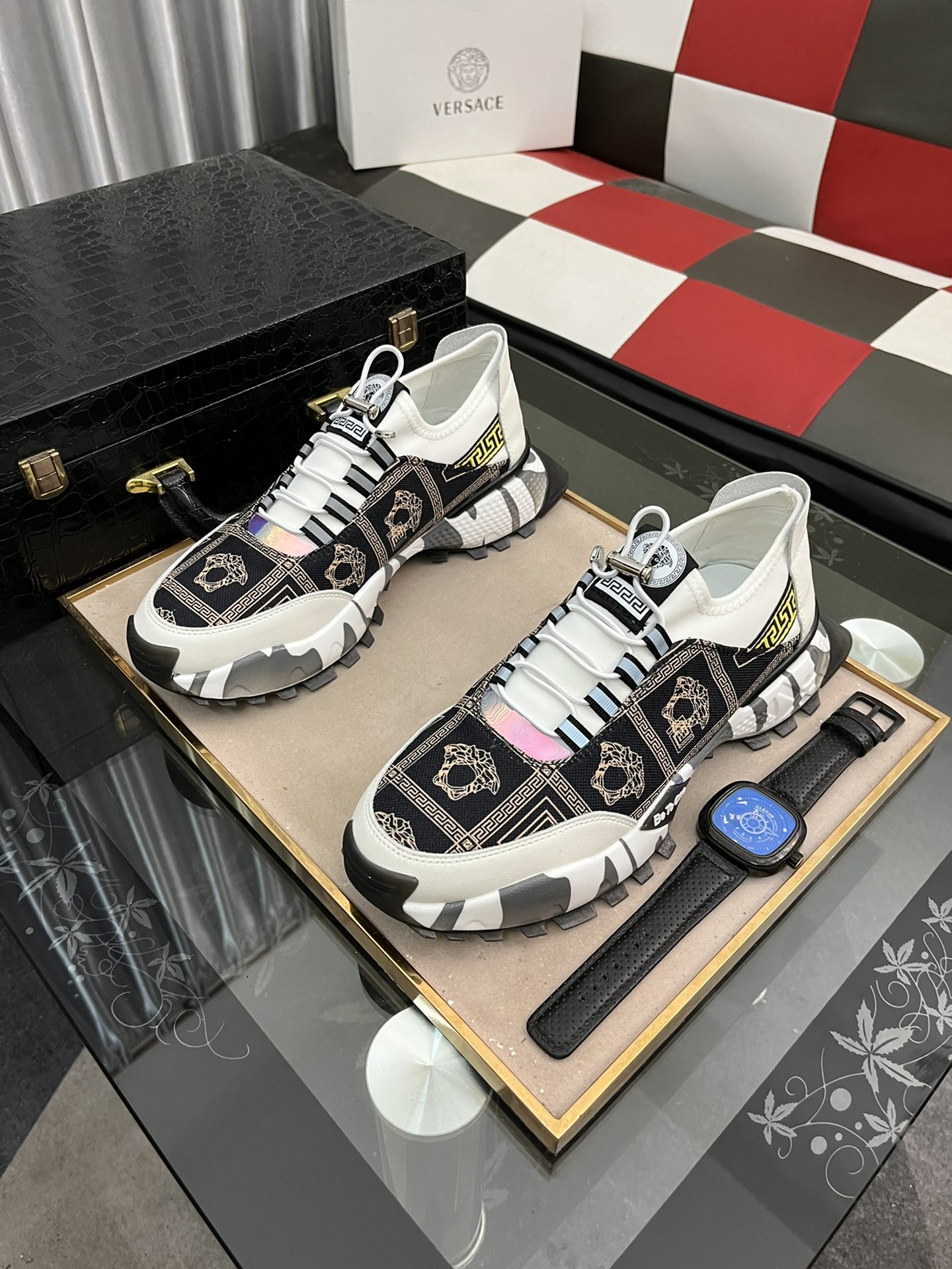 Versace Casual Shoes For Men 1001444 80.00 USD, Wholesale Replica