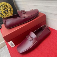 $112.00 USD Salvatore Ferragamo Leather Shoes For Men #1002407