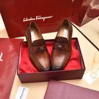 $98.00 USD Salvatore Ferragamo Leather Shoes For Men #996736
