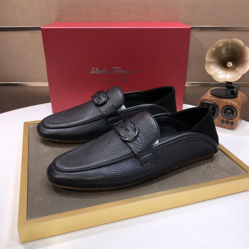 Salvatore Ferragamo Leather Shoes For Men #1006394 $85.00 USD, Wholesale Replica Salvatore Ferragamo Leather Shoes