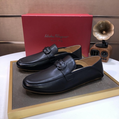 Salvatore Ferragamo Leather Shoes For Men #1006398