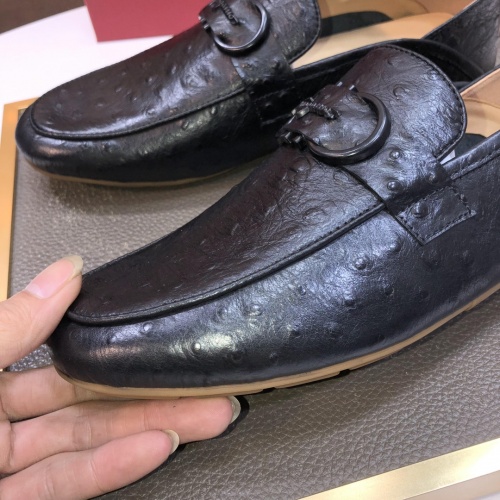 Replica Salvatore Ferragamo Leather Shoes For Men #1006399 $85.00 USD for Wholesale
