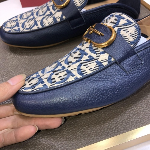 Replica Salvatore Ferragamo Leather Shoes For Men #1006405 $85.00 USD for Wholesale