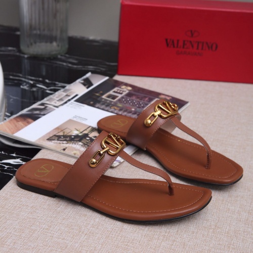 Replica Valentino Slippers For Women #1006502 $64.00 USD for Wholesale