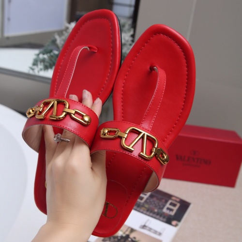 Replica Valentino Slippers For Women #1006504 $64.00 USD for Wholesale