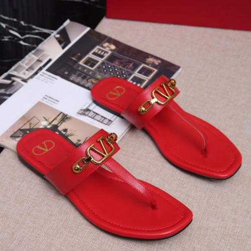 Replica Valentino Slippers For Women #1006504 $64.00 USD for Wholesale