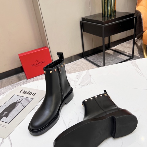 Replica Valentino Boots For Women #1006555 $105.00 USD for Wholesale