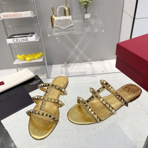 Replica Valentino Slippers For Women #1006563 $102.00 USD for Wholesale