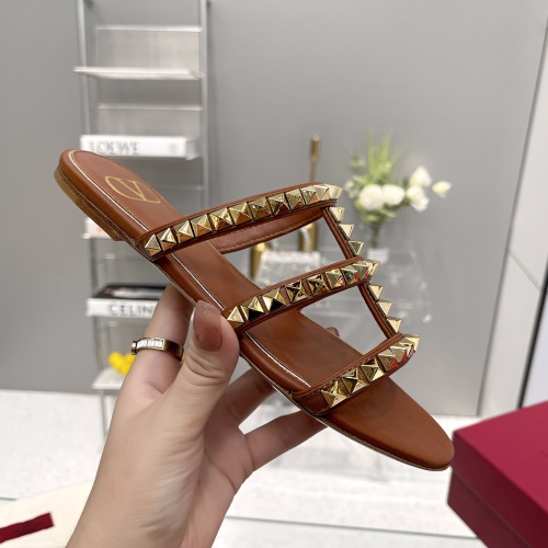 Replica Valentino Slippers For Women #1006564 $102.00 USD for Wholesale