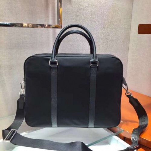 Replica Prada AAA Man Handbags #1006585 $130.00 USD for Wholesale