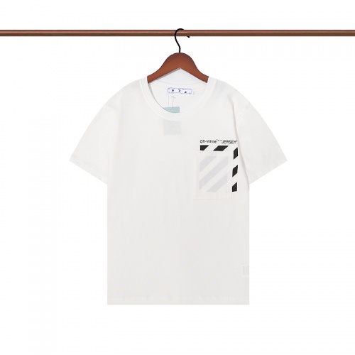 Off-White T-Shirts Short Sleeved For Unisex #1006775 $29.00 USD, Wholesale Replica Off-White T-Shirts