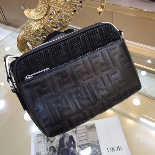 Replica Fendi AAA Man Messenger Bags #1006817 $105.00 USD for Wholesale