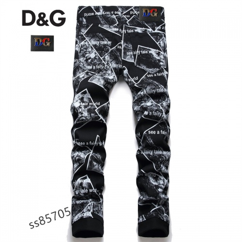 Replica Dolce & Gabbana D&G Jeans For Men #1006990 $48.00 USD for Wholesale