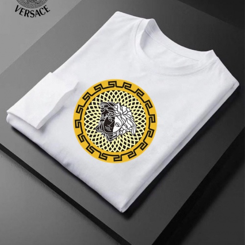 Replica Versace T-Shirts Long Sleeved For Men #1006999 $34.00 USD for Wholesale