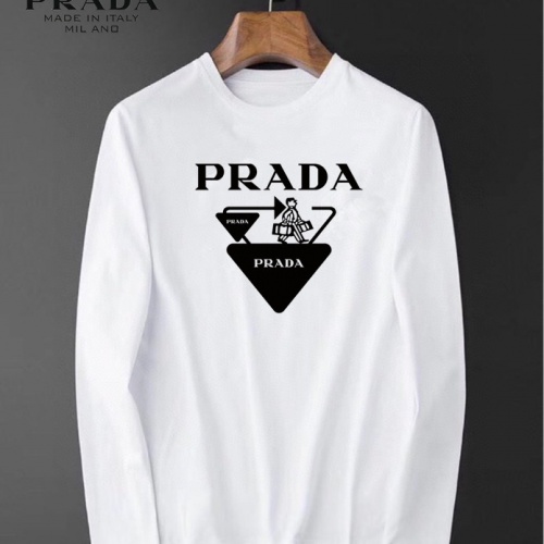 Prada T-Shirts Long Sleeved For Men #1007009