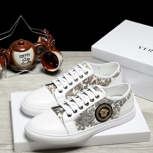 Versace Casual Shoes For Men #1007334 $64.00 USD, Wholesale Replica Versace Casual Shoes