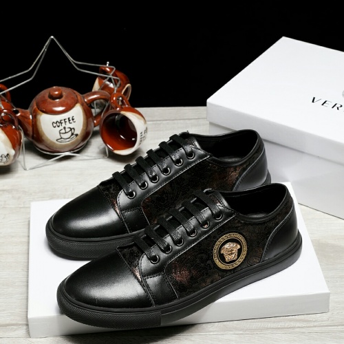 Versace Casual Shoes For Men #1007336 $64.00 USD, Wholesale Replica Versace Casual Shoes