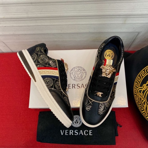 Versace Casual Shoes For Men #1007338 $72.00 USD, Wholesale Replica Versace Casual Shoes