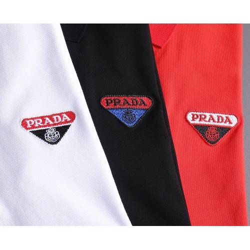 Replica Prada T-Shirts Short Sleeved For Men #1007339 $52.00 USD for Wholesale