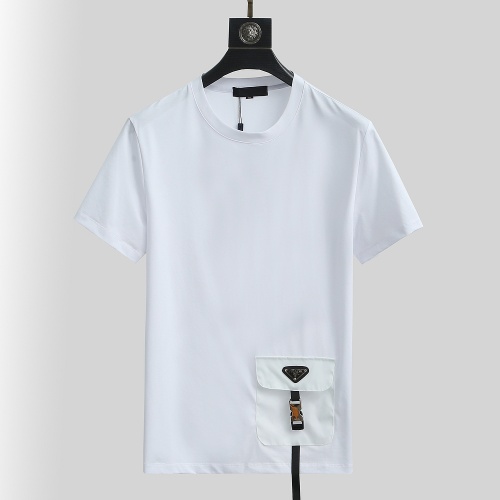 Prada T-Shirts Short Sleeved For Men #1007342 $52.00 USD, Wholesale Replica Prada T-Shirts