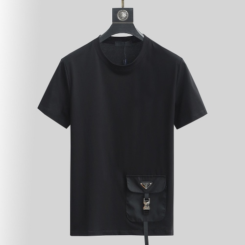 Prada T-Shirts Short Sleeved For Men #1007343 $52.00 USD, Wholesale Replica Prada T-Shirts
