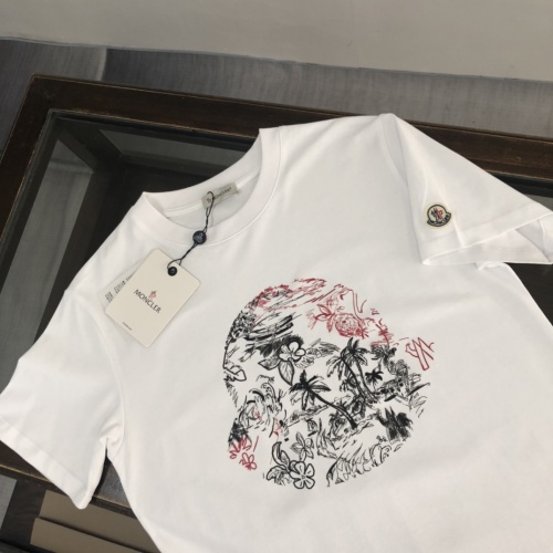 Replica Moncler T-Shirts Short Sleeved For Unisex #1007446 $45.00 USD for Wholesale