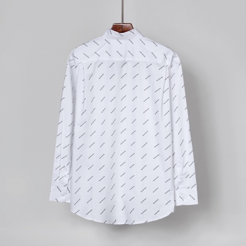 Replica Balenciaga Shirts Long Sleeved For Men #1007480 $40.00 USD for Wholesale