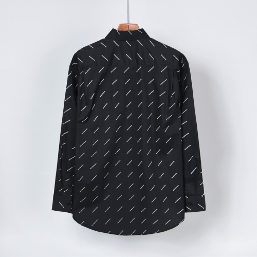 Replica Balenciaga Shirts Long Sleeved For Men #1007481 $40.00 USD for Wholesale