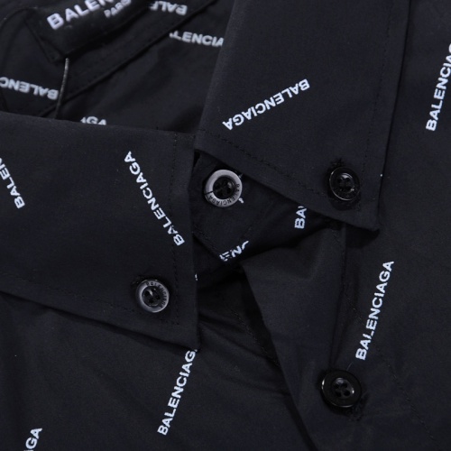 Replica Balenciaga Shirts Long Sleeved For Men #1007481 $40.00 USD for Wholesale