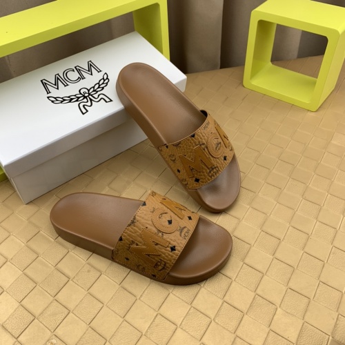 Replica MCM Slippers For Men #1008091 $48.00 USD for Wholesale