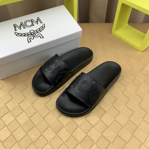 MCM Slippers For Men #1008092 $48.00 USD, Wholesale Replica MCM Slippers