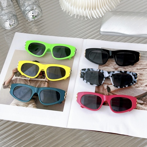 Replica Balenciaga AAA Quality Sunglasses #1008258 $60.00 USD for Wholesale