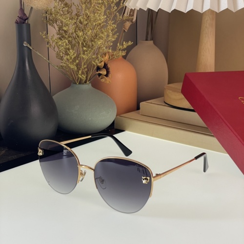 Cartier AAA Quality Sunglassess #1008330