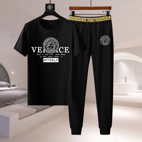 Versace Tracksuits Short Sleeved For Men #1008442 $76.00 USD, Wholesale Replica Versace Tracksuits