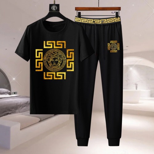 Versace Tracksuits Short Sleeved For Men #1008444 $76.00 USD, Wholesale Replica Versace Tracksuits