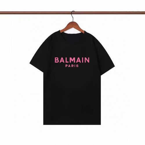 Balmain T-Shirts Short Sleeved For Men #1008480 $23.00 USD, Wholesale Replica Balmain T-Shirts