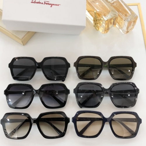 Replica Salvatore Ferragamo AAA Quality Sunglasses #1008555 $60.00 USD for Wholesale