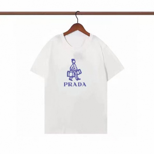 Prada T-Shirts Short Sleeved For Men #1008749